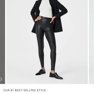 SPANX faux leather leggings